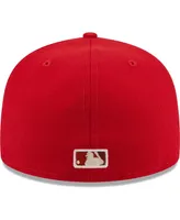 Men's New Era Red Washington Nationals Meteor 59FIFTY Fitted Hat