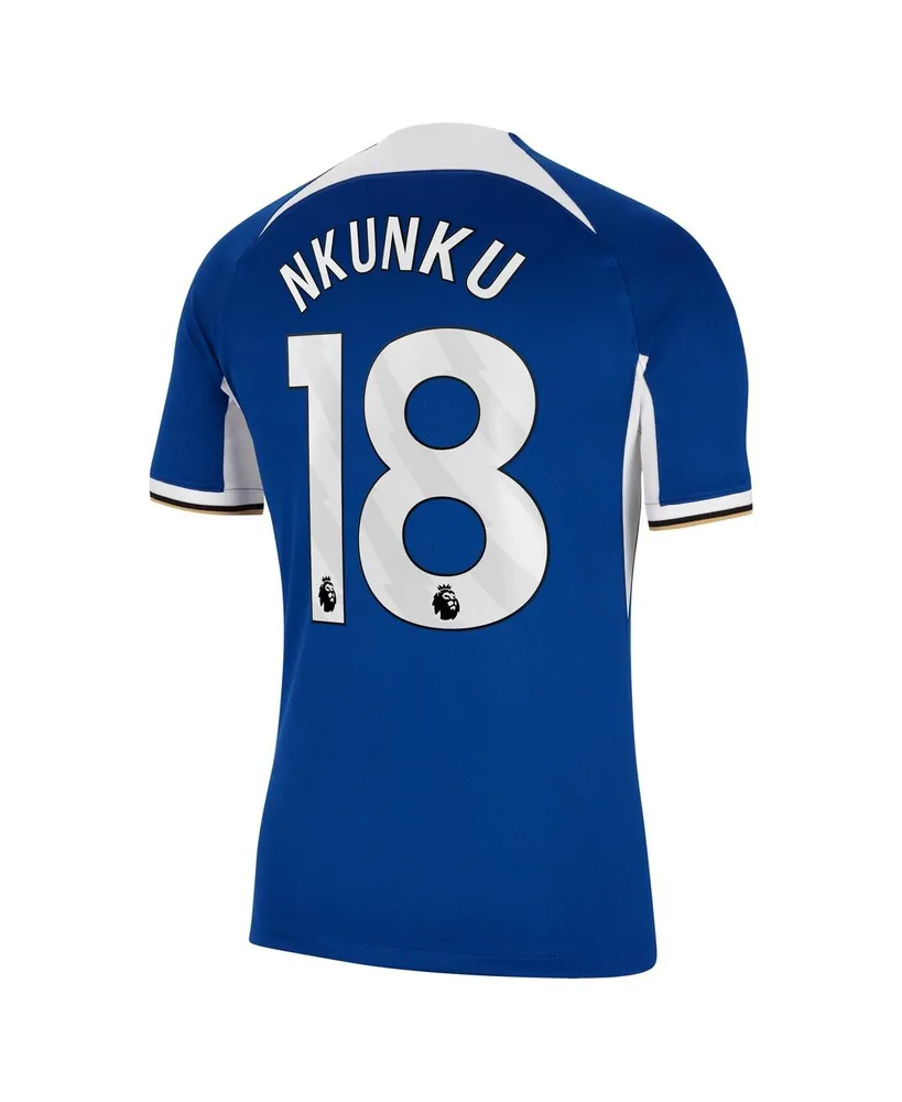 Men's Nike Christopher Nkunku Blue Chelsea 2023/24 Home Stadium Replica Jersey