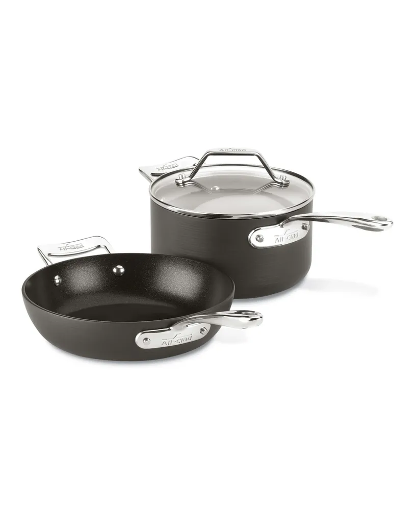 All-Clad Essentials Hard Anodized Nonstick Cookware Set