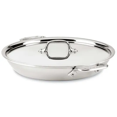 All-Clad D3 Stainless Steel 3 Qt. Universal Pan