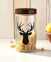 Style Setter Deer Glass Jar