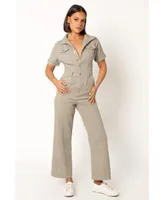 Petal and Pup Women's Demi Contrast Stitch Jumpsuit