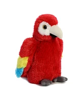 Aurora Small Scarlet Macaw Mini Flopsie Adorable Plush Toy Red 8"