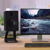 Kanto Tuk Premium Powered Speakers with SE6 Elevated Desktop Speaker Stands