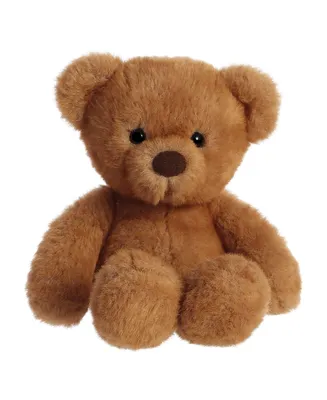 Aurora Small Softie Bear Snuggly Plush Toy Brown 6"