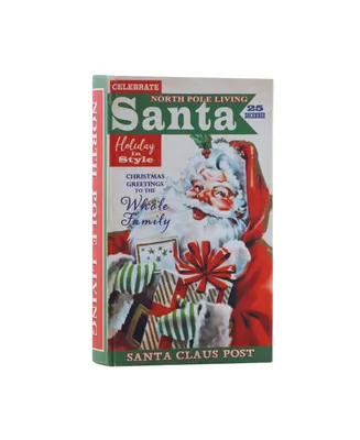 8.4" Vintage-Like Storage Box Santa