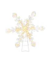 35" Outdoor Twinkling Led Snowflake