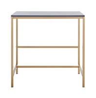 Viv Glossy Wooden Desk
