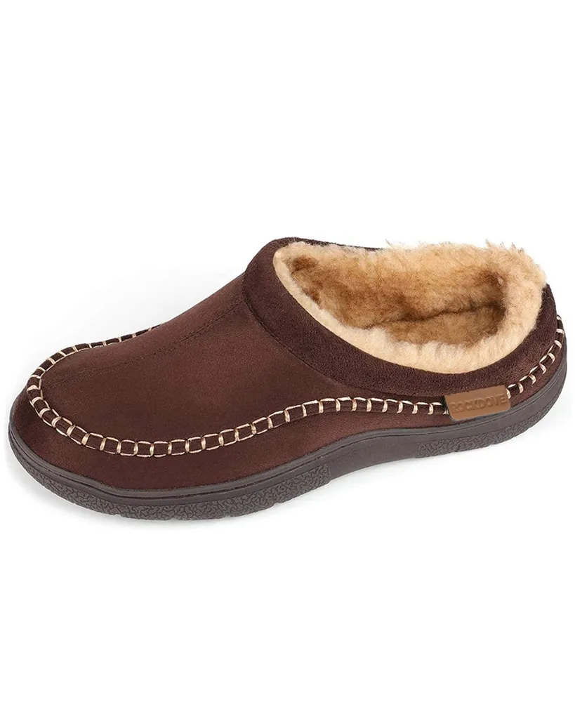 Rock Dove Men's Aiden Wool Lined Full Ridge Clog Slipper