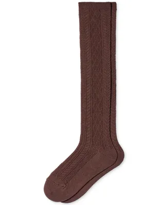 Hue Cable-Knit Knee High Socks