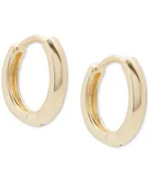 Lucky Brand Gold-Tone Mauve Enamel Hoop Earrings Set