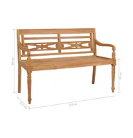 Batavia Bench 47.2" Teak