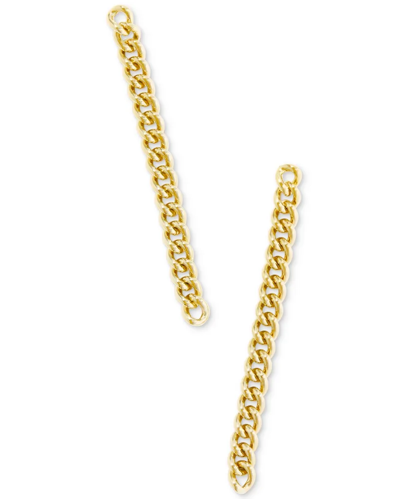 Kendra Scott Chunky Chain Link Linear Drop Earrings