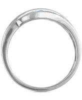 Diamond Double Row Bypass Statement Ring (1 ct. t.w.) in 14k White Gold