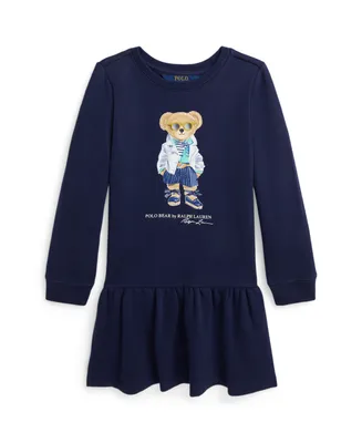 Polo Ralph Lauren Toddler and Little Girls Bear Fleece Dress