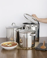 Sedona Kitchen 3-Pc. Stainless Steel Stockpot Set