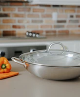 Sedona Kitchen Stainless Steel 6.5-Qt. Multipurpose Pan with Glass Lid