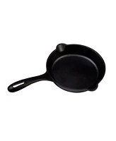 Victoria 6.5 Inch Mini Cast Iron Skillet. Small Frying Pan Seasoned