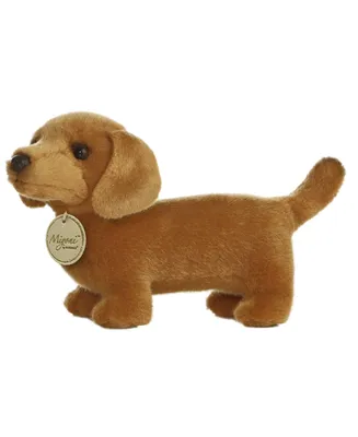 Aurora Small Dachshund Miyoni Adorable Plush Toy Brown 8"