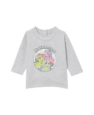 Cotton On Baby Girls My Little Pony Friends Long Sleeves License T-shirt