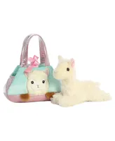 Aurora Small Peek-a-Boo Llama Fancy Pals Fashionable Plush Toy Multi-Color 7"
