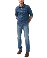 Buffalo David Bitton Men's Shane Indigo Long-Sleeve Button-Up Denim Shirt