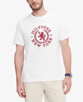 Tommy Hilfiger Men's Embroidered Heritage Logo T-Shirt