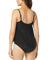 Coco Reef Captivate Drapey Tankini Top Bikini Bottom