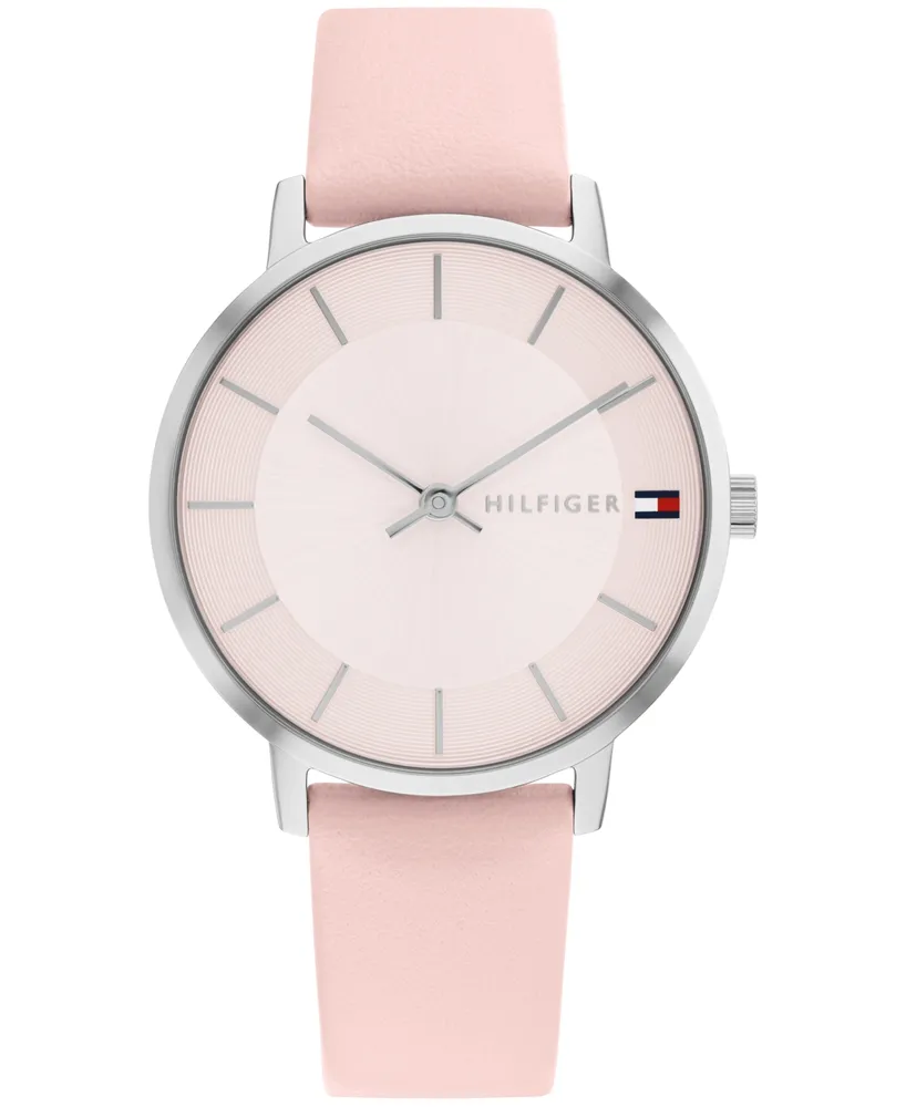 Tommy Hilfiger Women's Quartz Blush Leather Watch 34mm