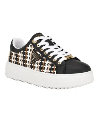 Guess Women's Detwist Tread Bottom Fashion Sneakers with Logo