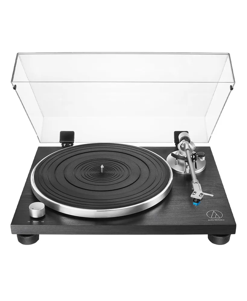 Audio Technica Audio-Technica At-LPW30BKR Fully Manual Belt-Drive Turntable (Black Wood)