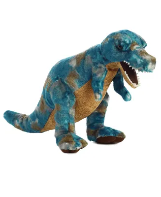 Aurora Large T-Rex Dinos & Dragons Ferocious Plush Toy Blue