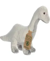 Aurora Large Brachiosaurus Eco Nation Eco-Friendly Plush Toy Gray 13.5"