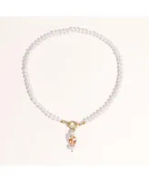 Ichiko Strawberry Pearl Necklace 18" For Women