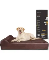 Kopeks Orthopedic Dog Bed Memory Foam With Pillow XLarge