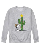 Airwaves Men's Peanuts Crew-neck Fleece T-shirt