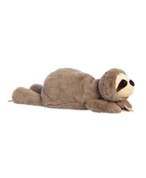 Aurora Large Sloth Snoozles Laid-back Plush Toy Brown 18"
