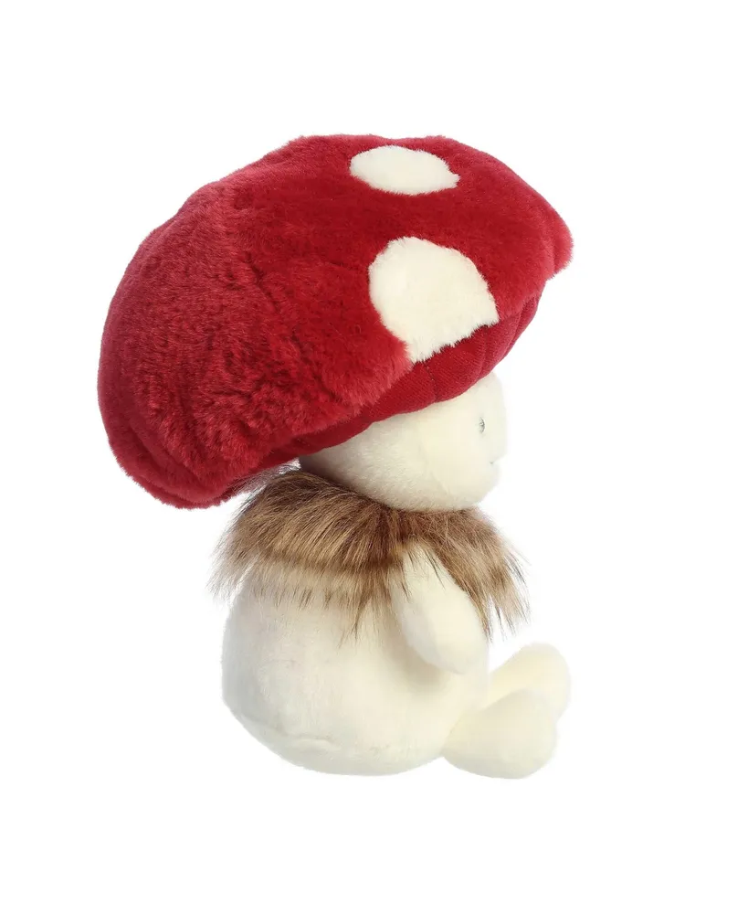 Aurora Small Agaric The Shroom Fairy Mythical Creatures Enchanting Plush Toy White 9"