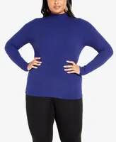 Avenue Plus Sina High Neck Sweater