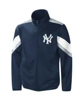 Men's G-iii Sports by Carl Banks Navy New York Yankees Earned Run Full-Zip Jacket