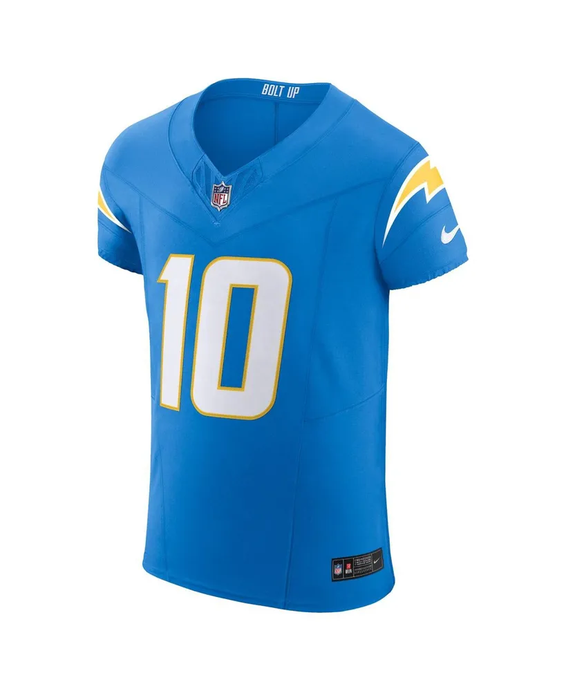 Men's Nike Justin Herbert Powder Blue Los Angeles Chargers Vapor F.u.s.e. Elite Jersey