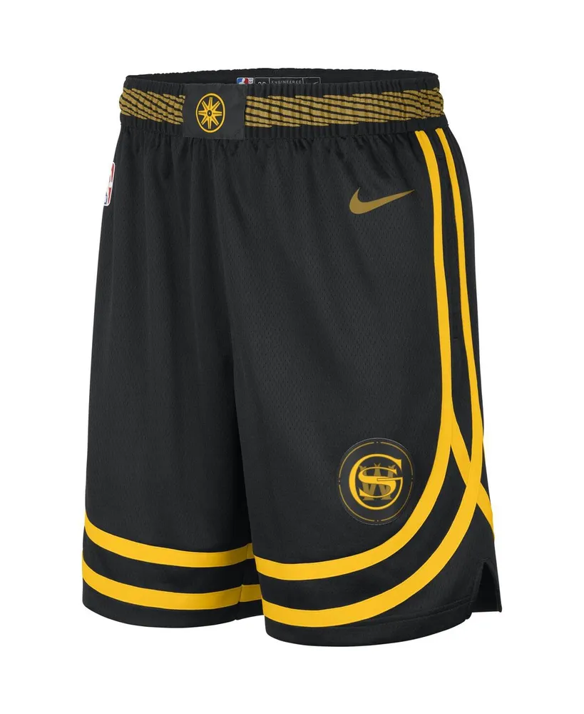 Men's Nike Black Golden State Warriors 2023/24 City Edition Swingman Shorts