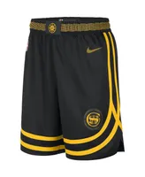 Men's Nike Black Golden State Warriors 2023/24 City Edition Swingman Shorts