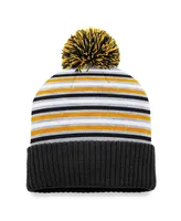 Men's Top of the World Black Vcu Rams Dash Cuffed Knit Hat with Pom