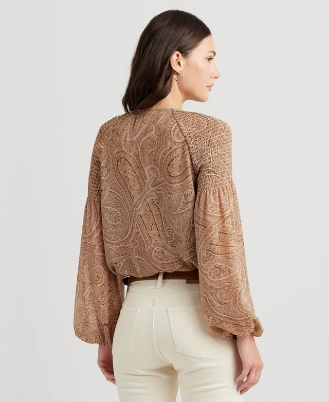 Women's Flutter Sleeve Peplum Top | Flamingo