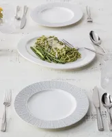 Fortessa Amanda White Embossed Oval Platter