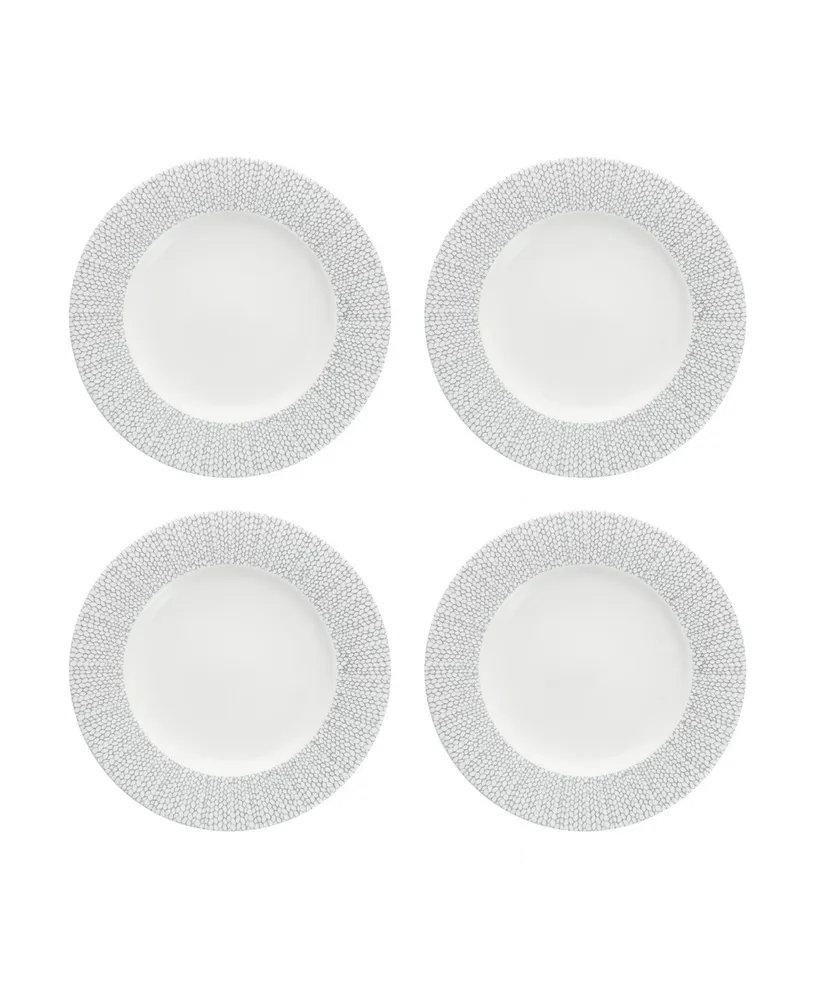 Fortessa Amanda Embossed Salad Plates, Set of 4