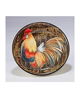 Certified International Gilded Rooster 4-Pc. Soup/Pasta Bowl