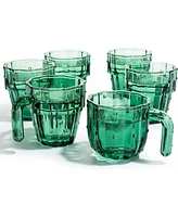 The Wine Savant Cactus Stackable Drinking Glasses, Set of 6
