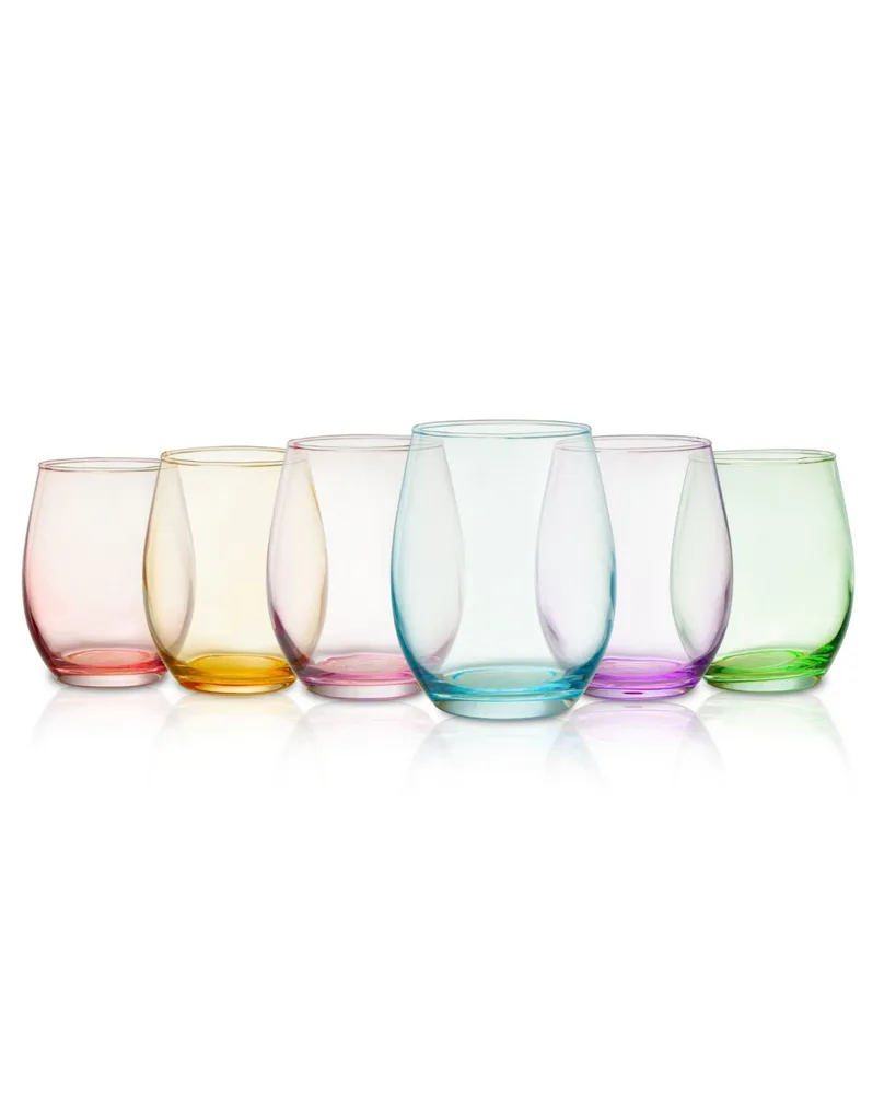 Stemless Wine Glasses, Set of 6